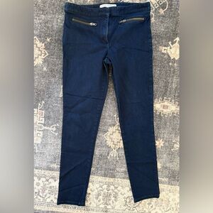 Veronica Beard Dark Blue Skinny Jeans